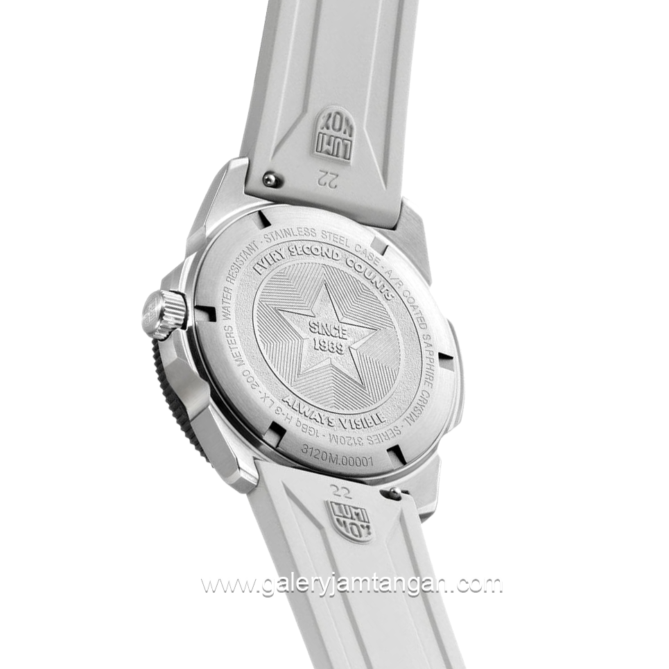 LUMINOX 3128.M.SET Pacific Diver, Diver Watch Rubber Strap