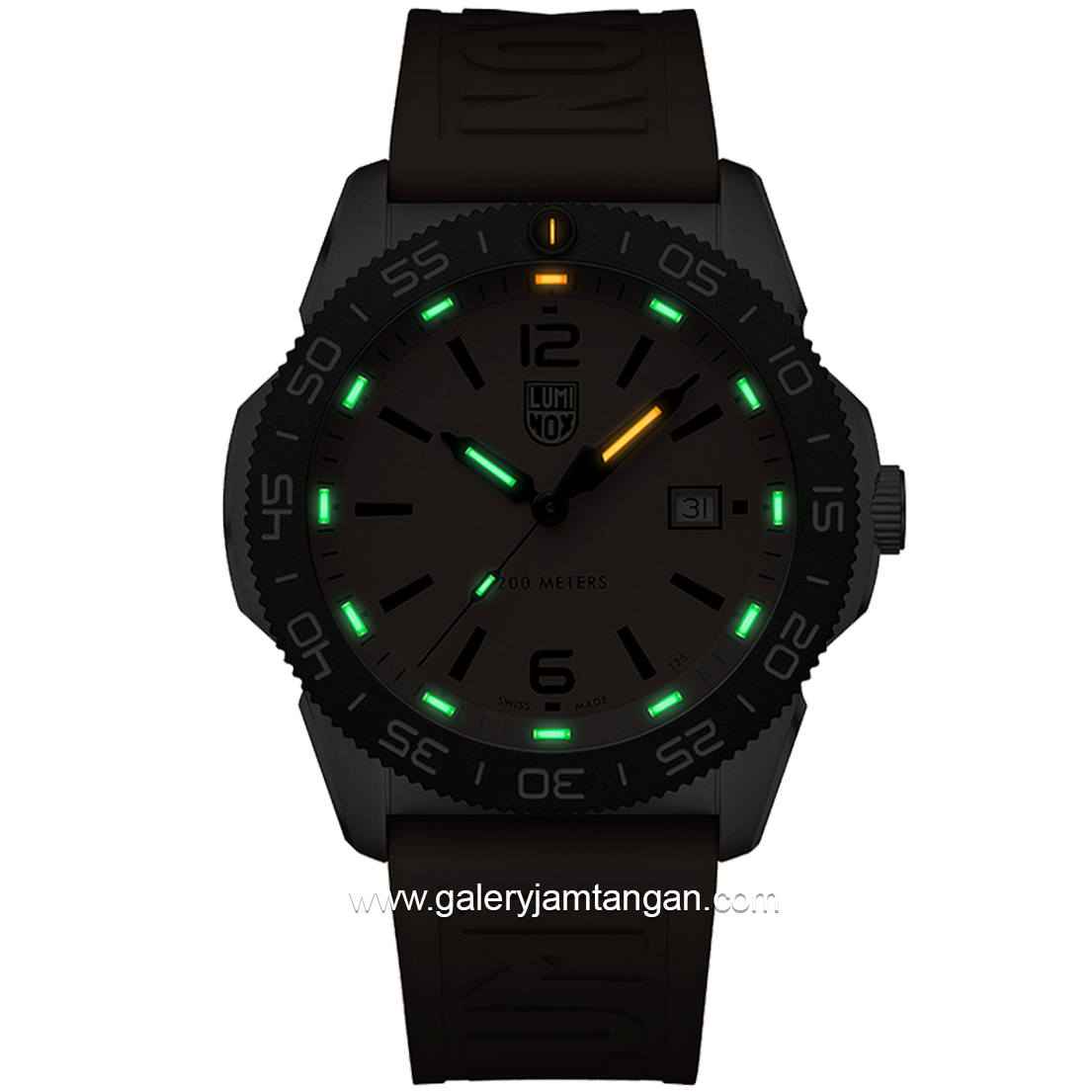 LUMINOX 3129 Pacific Diver Seasonal Edition Rubber Strap