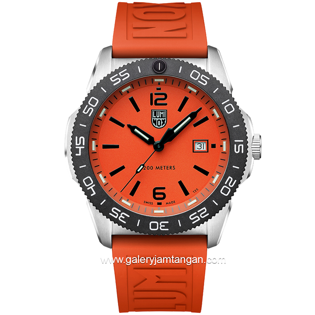 LUMINOX 3129 Pacific Diver Seasonal Edition Rubber Strap