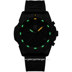LUMINOX 3141 . B O Pacific Diver Chronograph, Dive Watch Rubber Strap