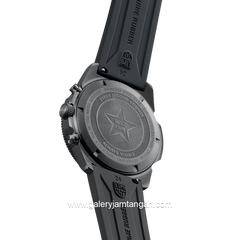 LUMINOX 3141 . B O Pacific Diver Chronograph, Dive Watch Rubber Strap