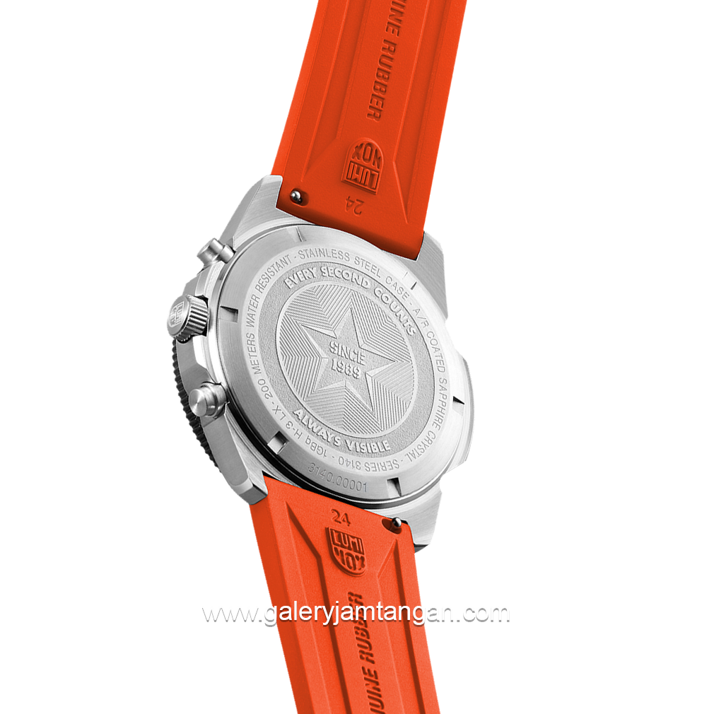 LUMINOX 3149 Pacific Diver Chronograph, Dive Watch Rubber Strap