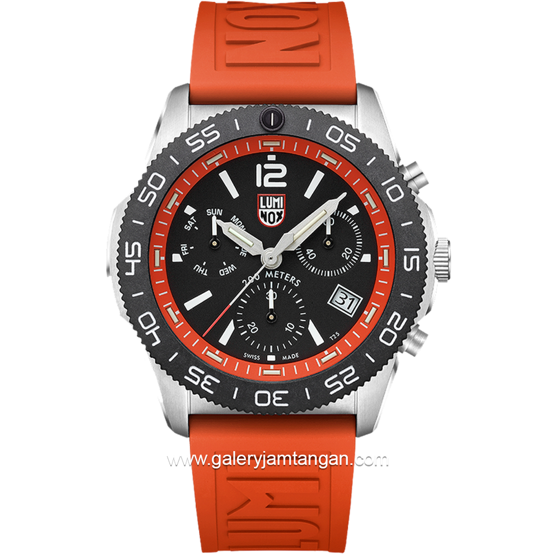 LUMINOX 3149 Pacific Diver Chronograph, Dive Watch Rubber Strap