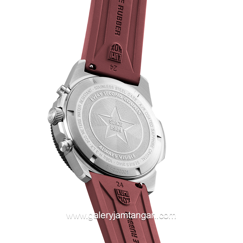 LUMINOX 3155.1 Pacific Diver Chronograph, Dive Watch Rubber Strap