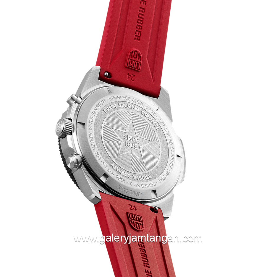 LUMINOX 3155 Pacific Diver Chronograph, Dive Watch Rubber Strap