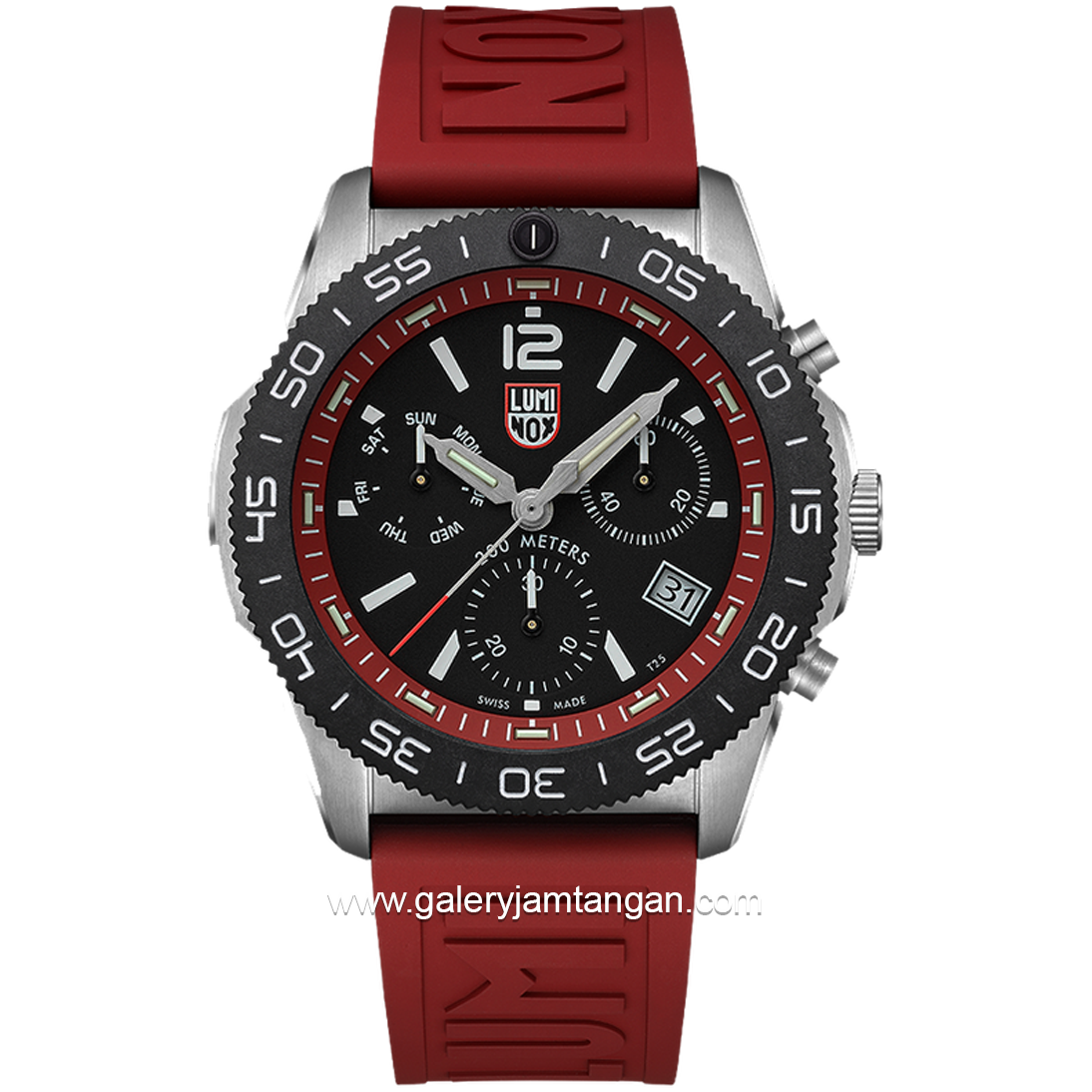LUMINOX 3155 Pacific Diver Chronograph, Dive Watch Rubber Strap