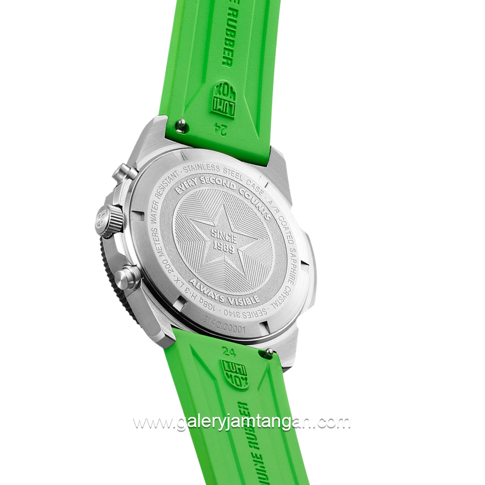 LUMINOX 315 7. N F Pacific Diver Chronograph, Dive Watch Rubber Strap