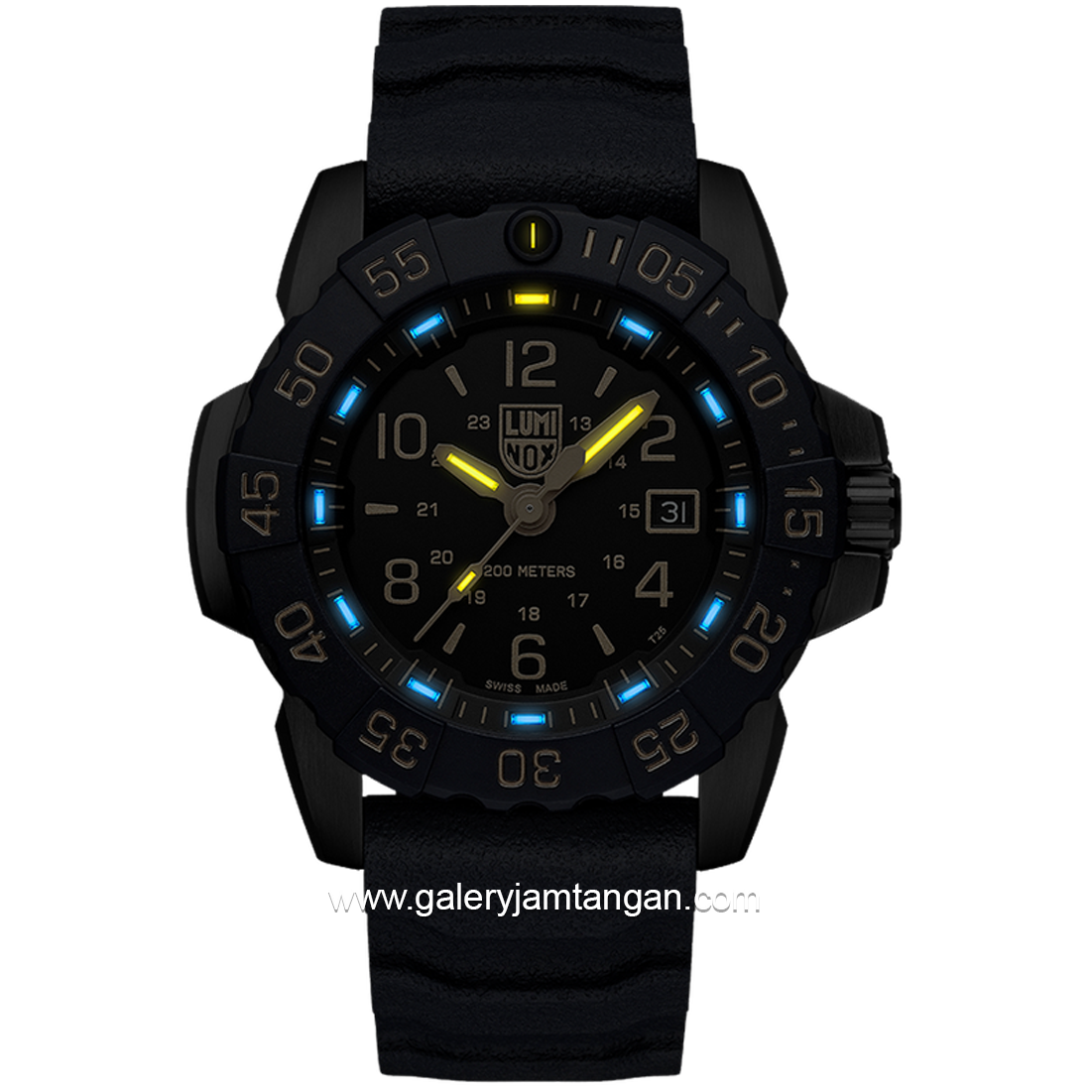 LUMINOX 3255.CB.NSF Navy SEAL Foundation Back To The Blue, Military Diver Watch