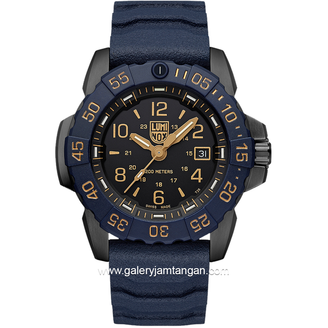 LUMINOX 3255.CB.NSF Navy SEAL Foundation Back To The Blue, Military Diver Watch