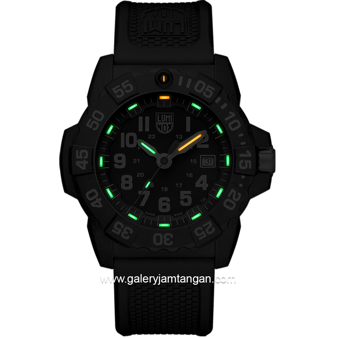 LUMINOX 3501.F Navy SEAL, Dive Watch Rubber Strap