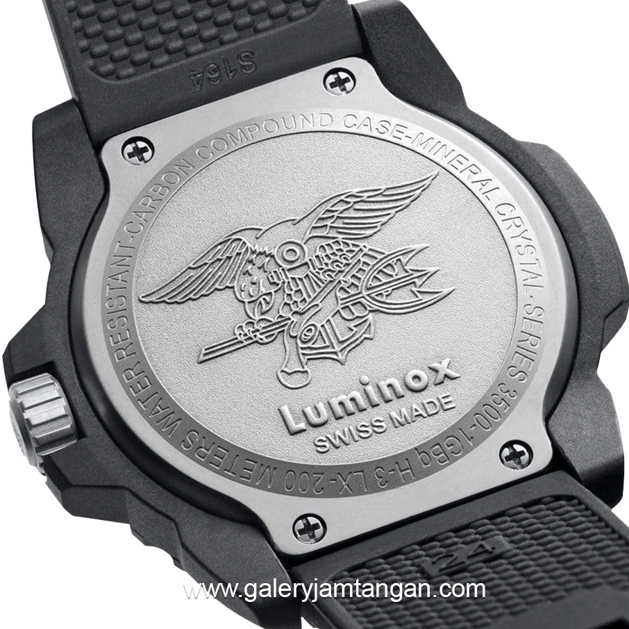 LUMINOX 3501.F Navy SEAL, Dive Watch Rubber Strap