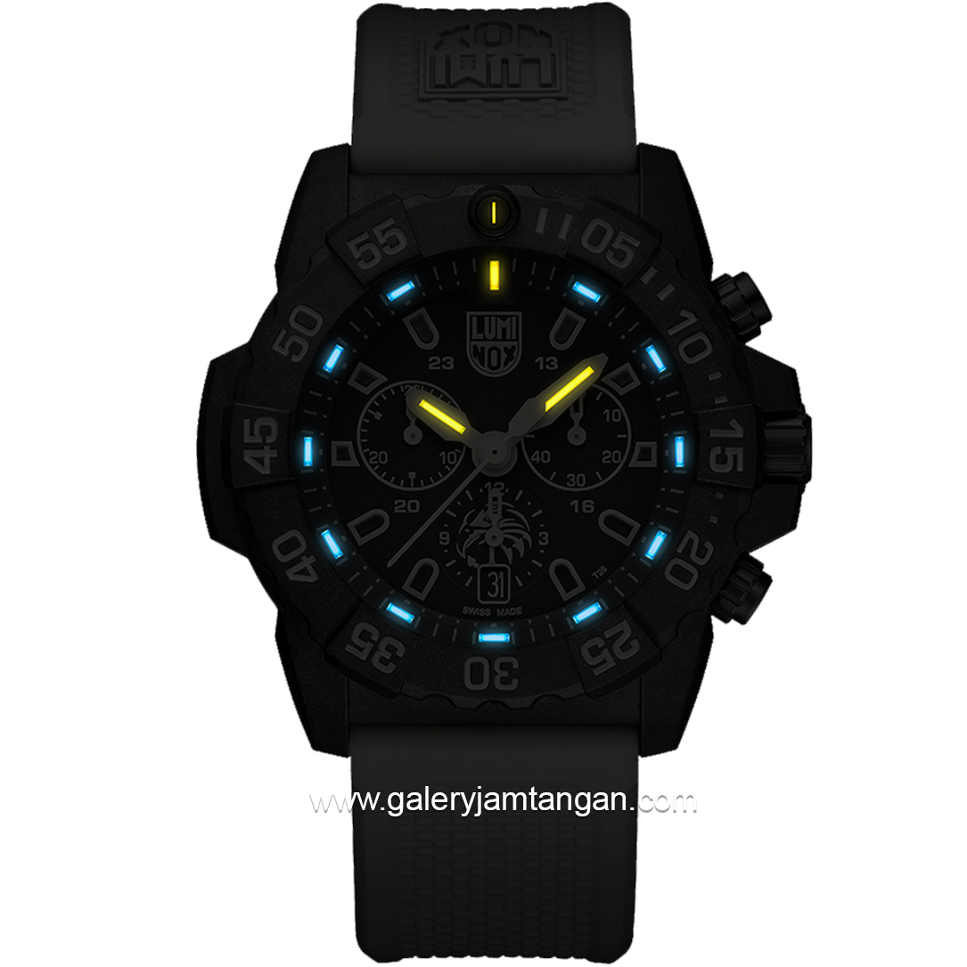 LUMINOX 3590.NSF.SET Navy Seal Foundation Chronograph, Dive Watch