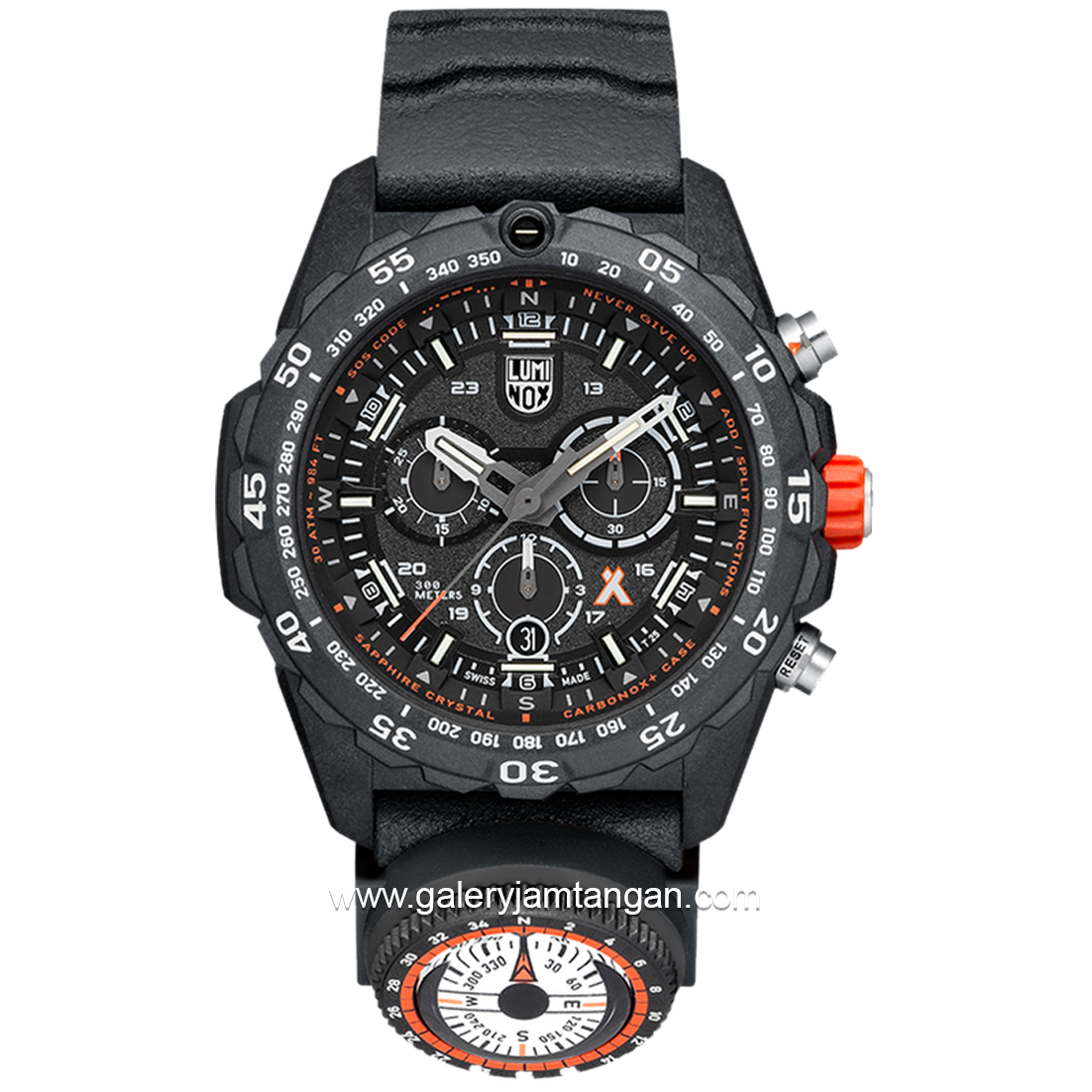 LUMINOX 3741 Bear Grylls Survival, Outdoor Explorer Watch Rubber Strap