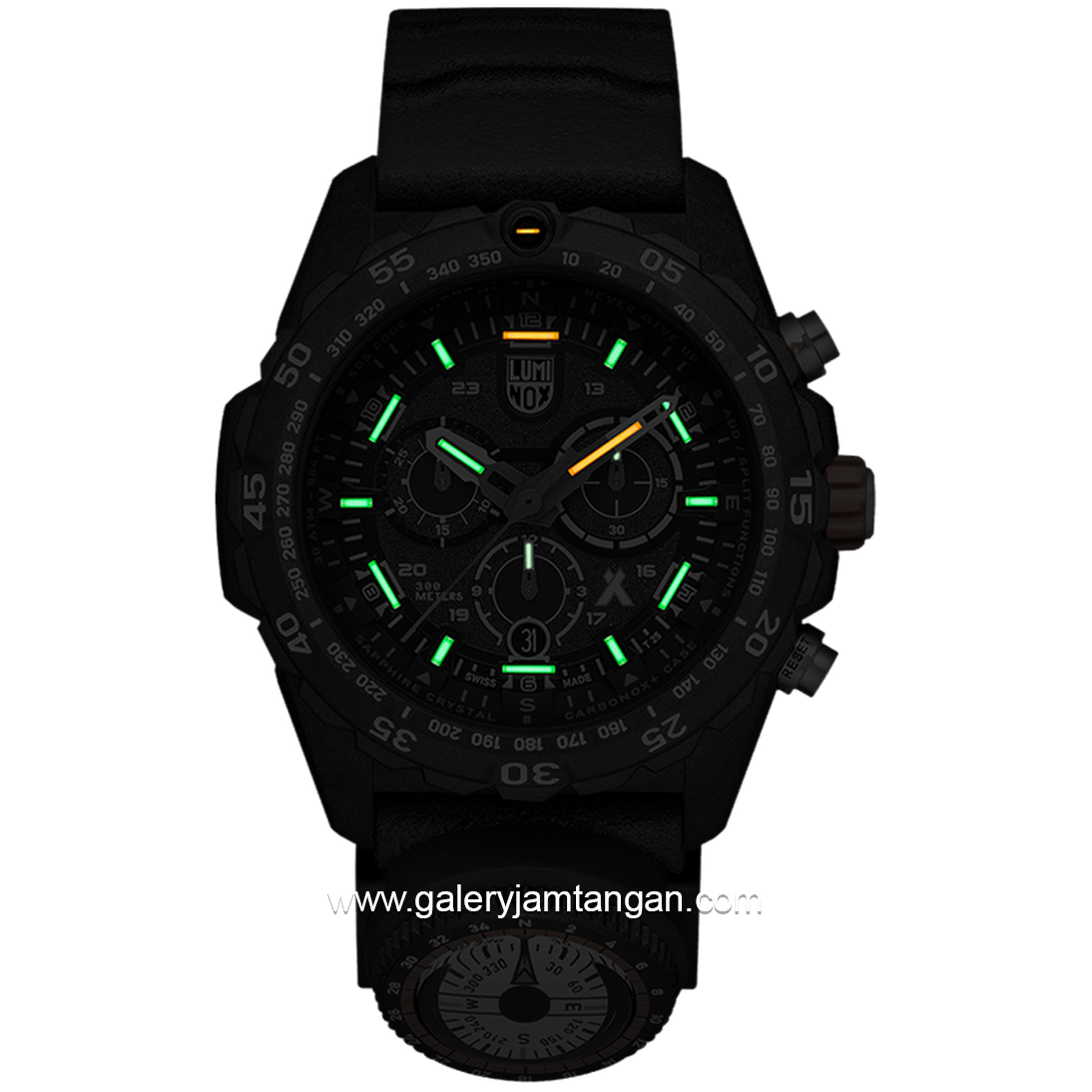 LUMINOX 3741 Bear Grylls Survival, Outdoor Explorer Watch Rubber Strap