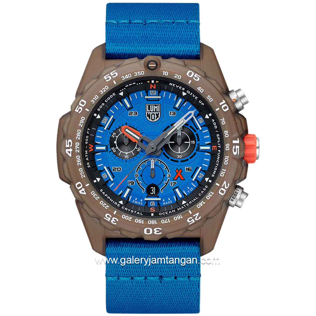 LUMINOX 3743.ECO Bear Grylls Survival ECO Master, Sustainable Outdoor Watch Swiss Made