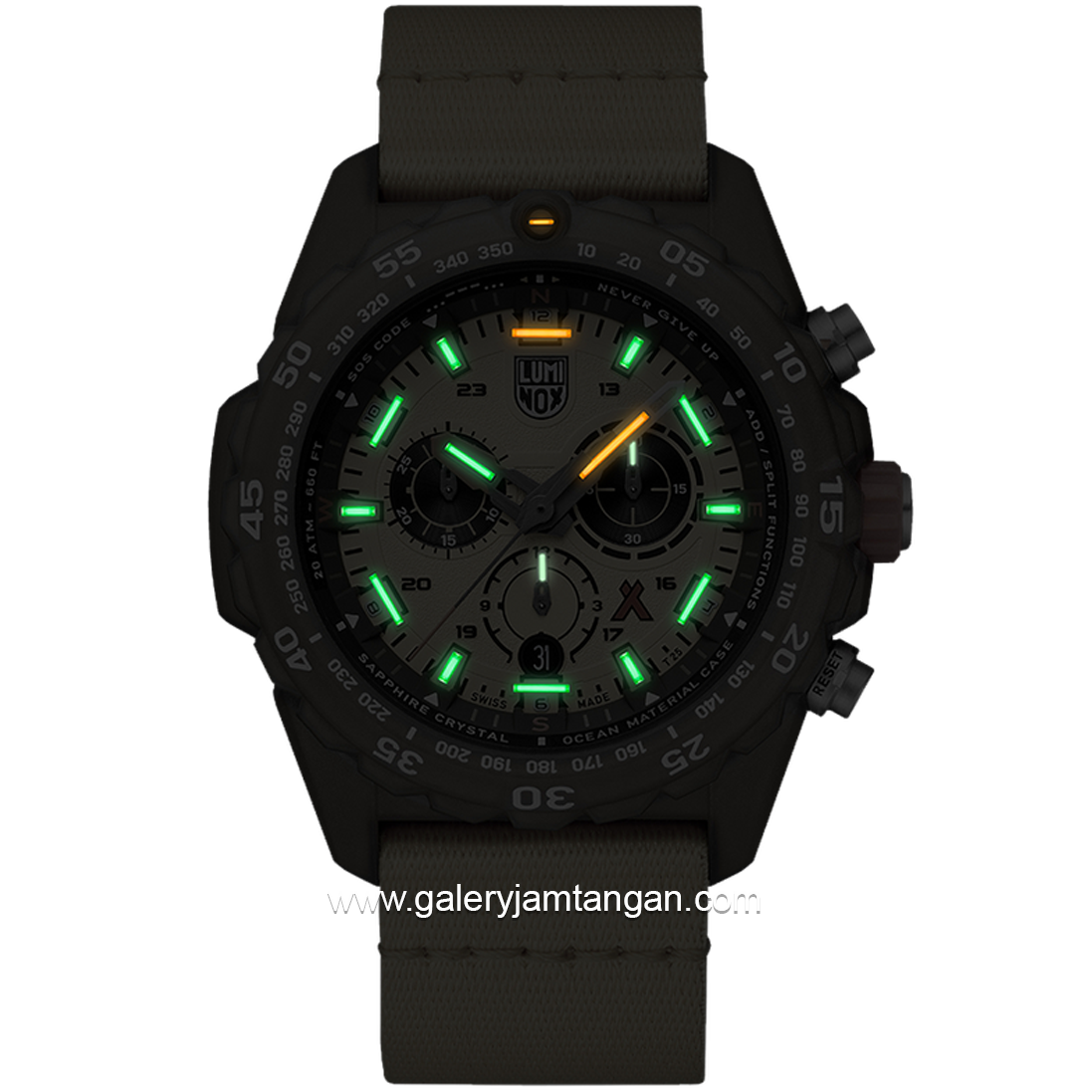LUMINOX 3745.ECO Bear Grylls Survival ECO Master, Sustainable Outdoor Watch Swiss Made