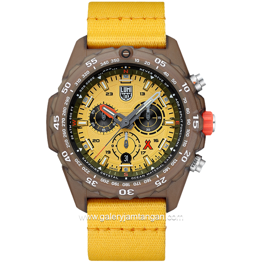 LUMINOX 3745.ECO Bear Grylls Survival ECO Master, Sustainable Outdoor Watch Swiss Made
