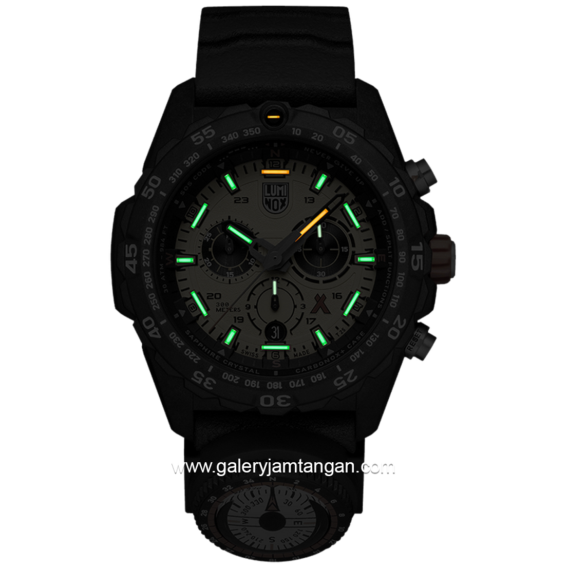 LUMINOX 3745 Bear Grylls Survival, Outdoor Explorer Watch Rubber Strap