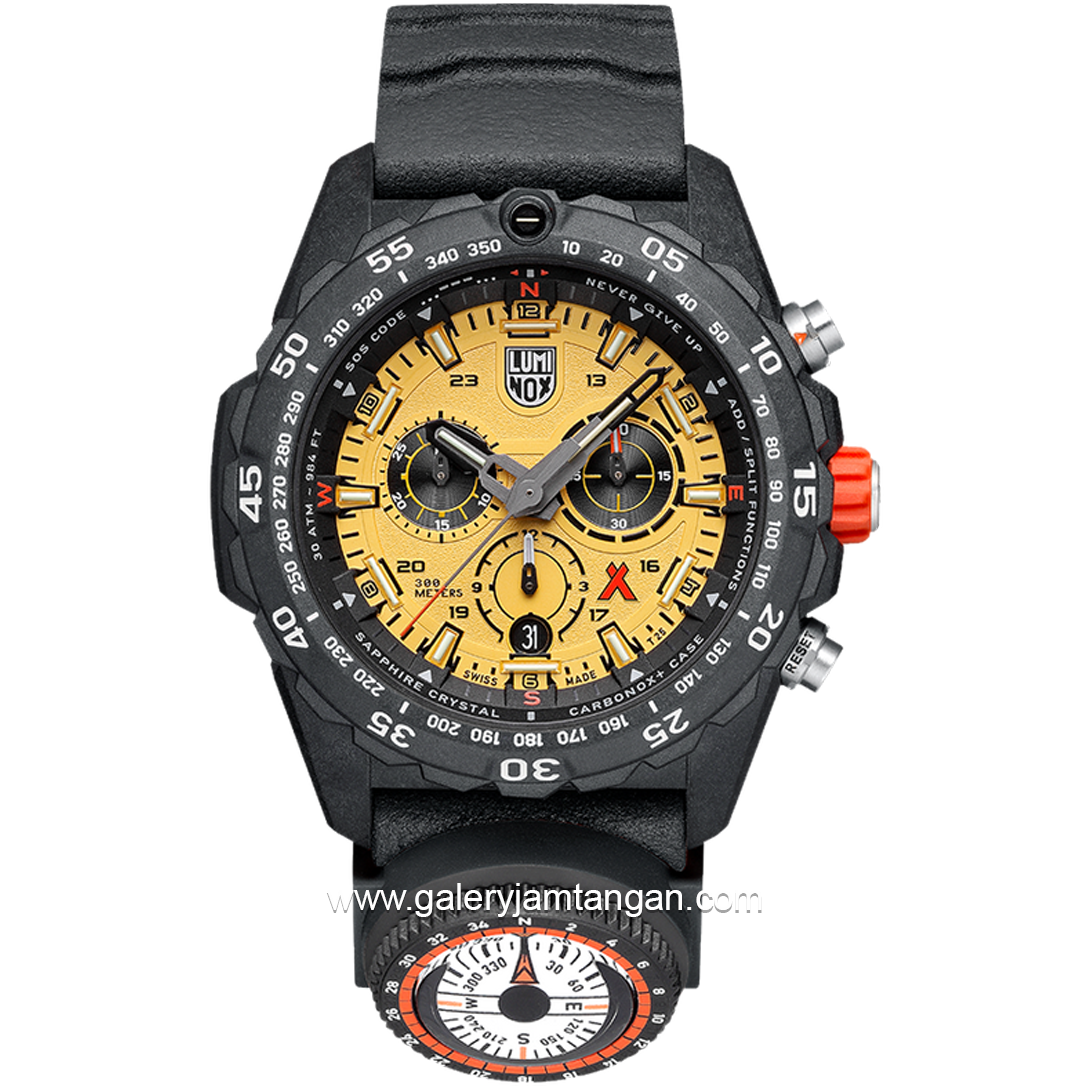 LUMINOX 3745 Bear Grylls Survival, Outdoor Explorer Watch Rubber Strap