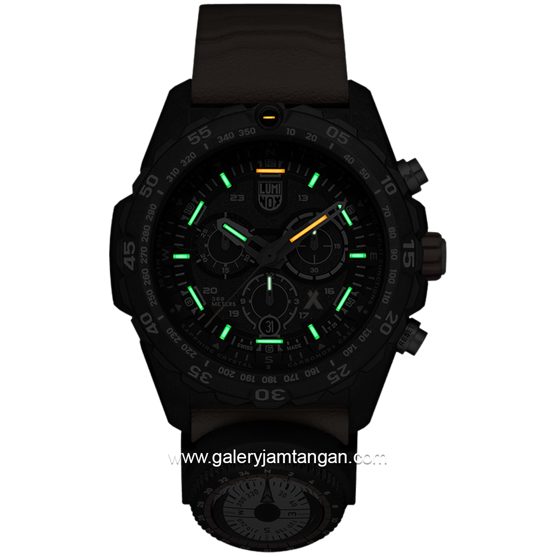 LUMINOX 3749 Bear Grylls Survival, Outdoor Explorer Watch Rubber Strap