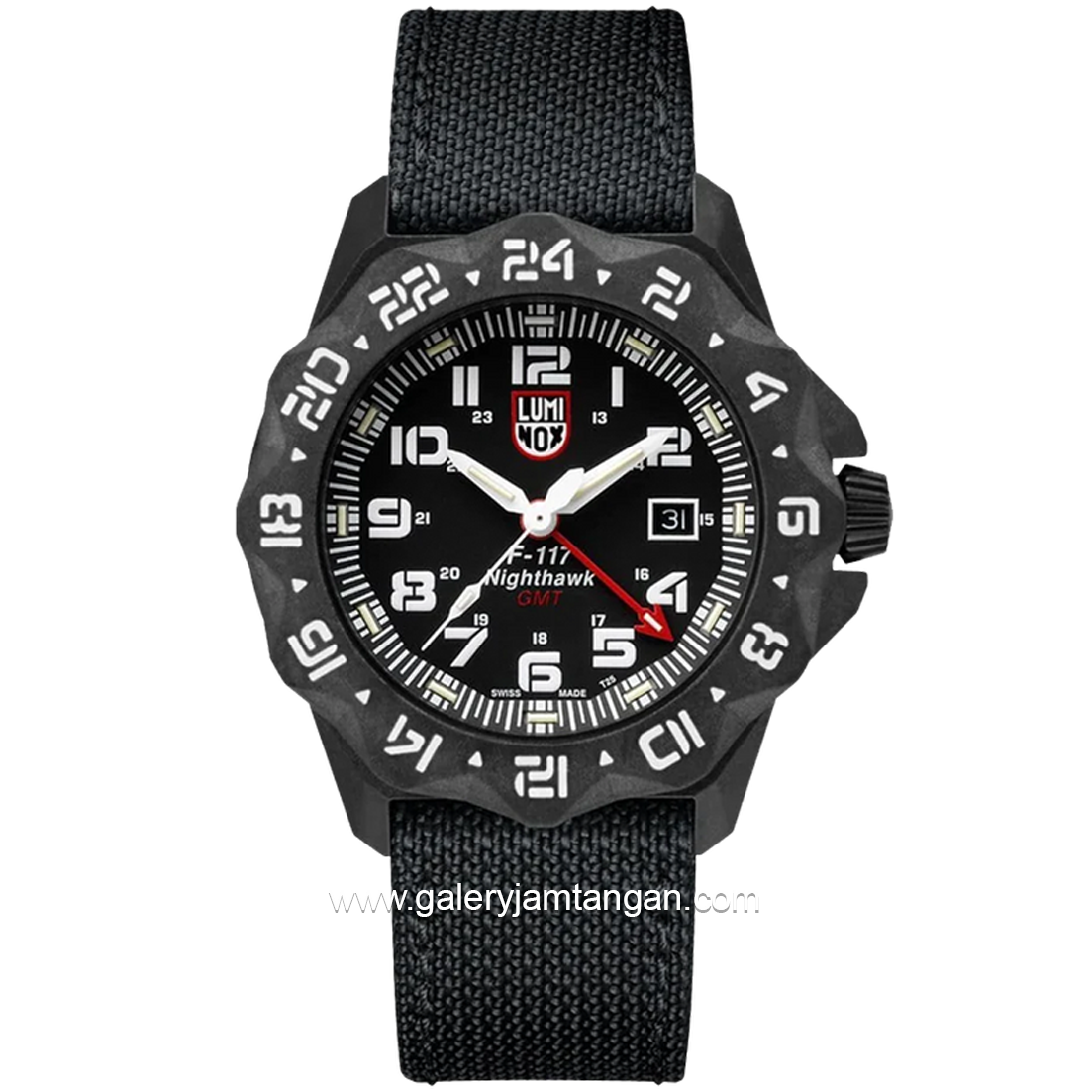 LUMINOX 6441 F-117 Nighthawk, Pilot Watch Kevlar Strap