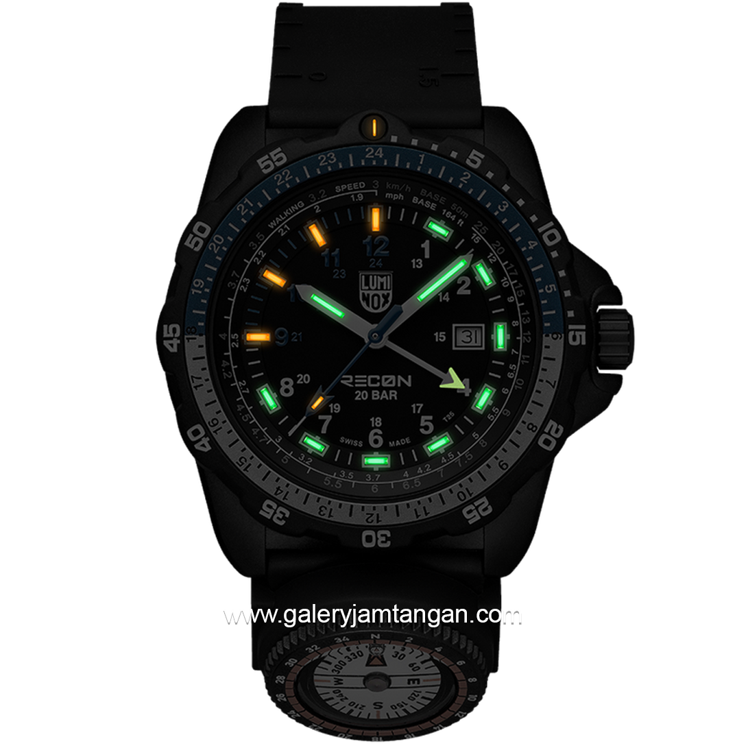 LUMINOX 8833 RECON Nav Spec, Outdoor Explorer Watch Rubber Strap