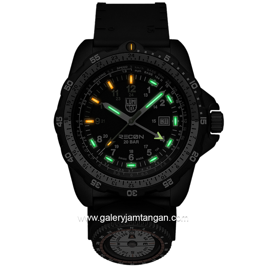 LUMINOX 8837.SET RECON Nav Spec, Outdoor Explorer Watch Rubber Strap