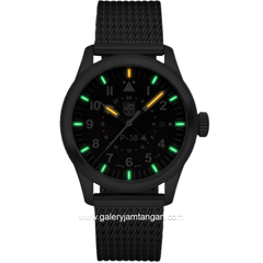 LUMINOX 9522 Air Pilot P-38 LIGHTNING, Pilot Watch Stainless Steel