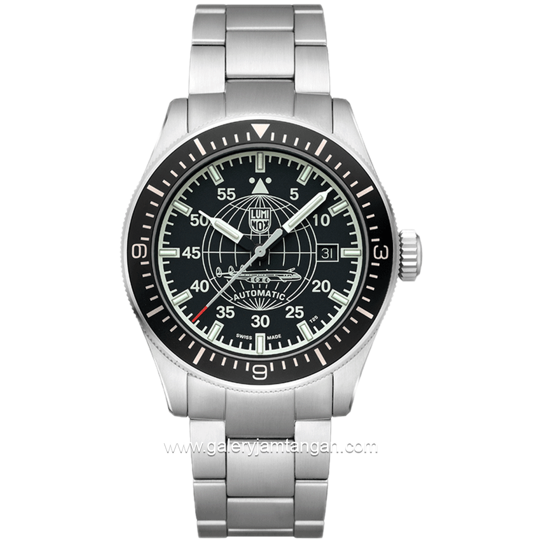 LUMINOX 9601.M Air Automatic Constellation, Pilot Watch Stainless Steel