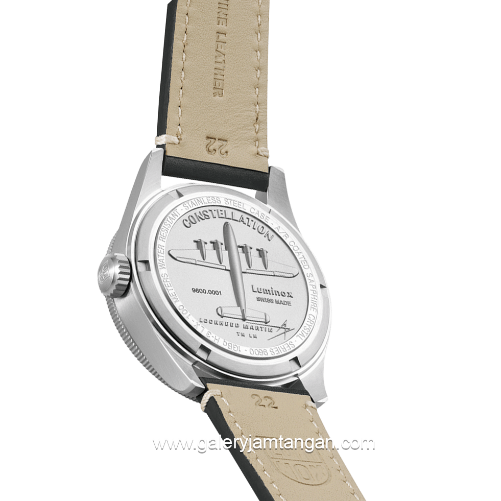 LUMINOX 9601 Air Automatic Constellation, Pilot Watch Leather Strap