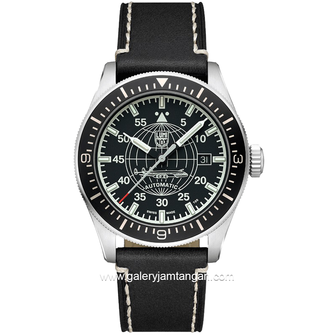 LUMINOX 9601 Air Automatic Constellation, Pilot Watch Leather Strap