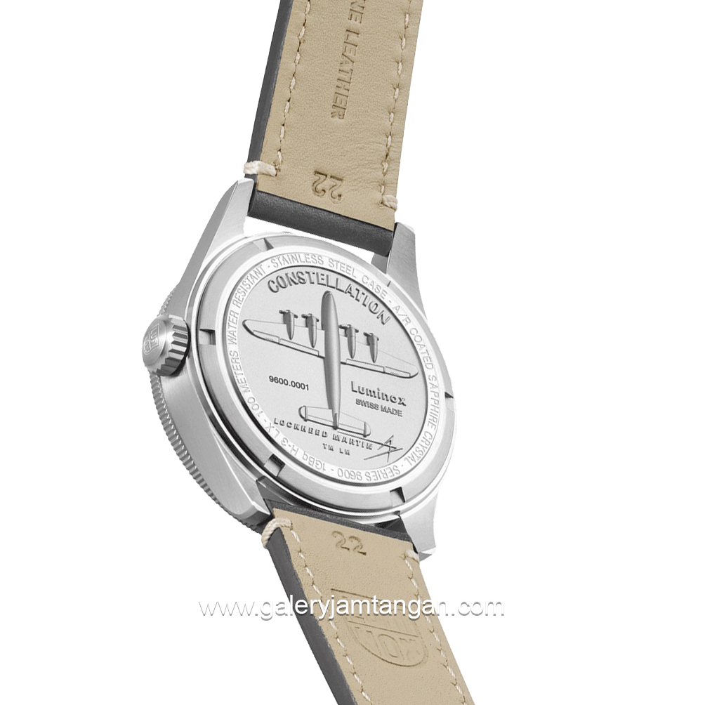 LUMINOX 9602 Air Automatic Constellation, Pilot Watch Leather Strap