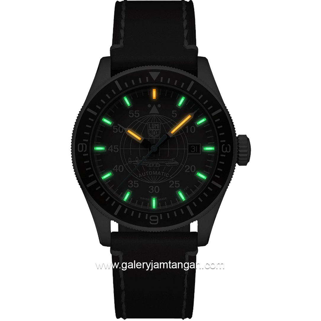 LUMINOX 9602 Air Automatic Constellation, Pilot Watch Leather Strap