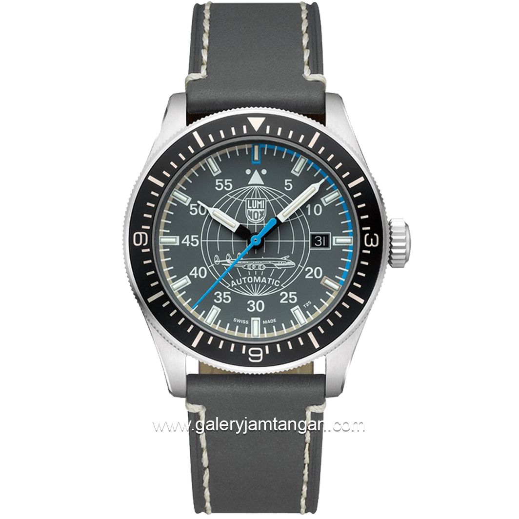 LUMINOX 9602 Air Automatic Constellation, Pilot Watch Leather Strap