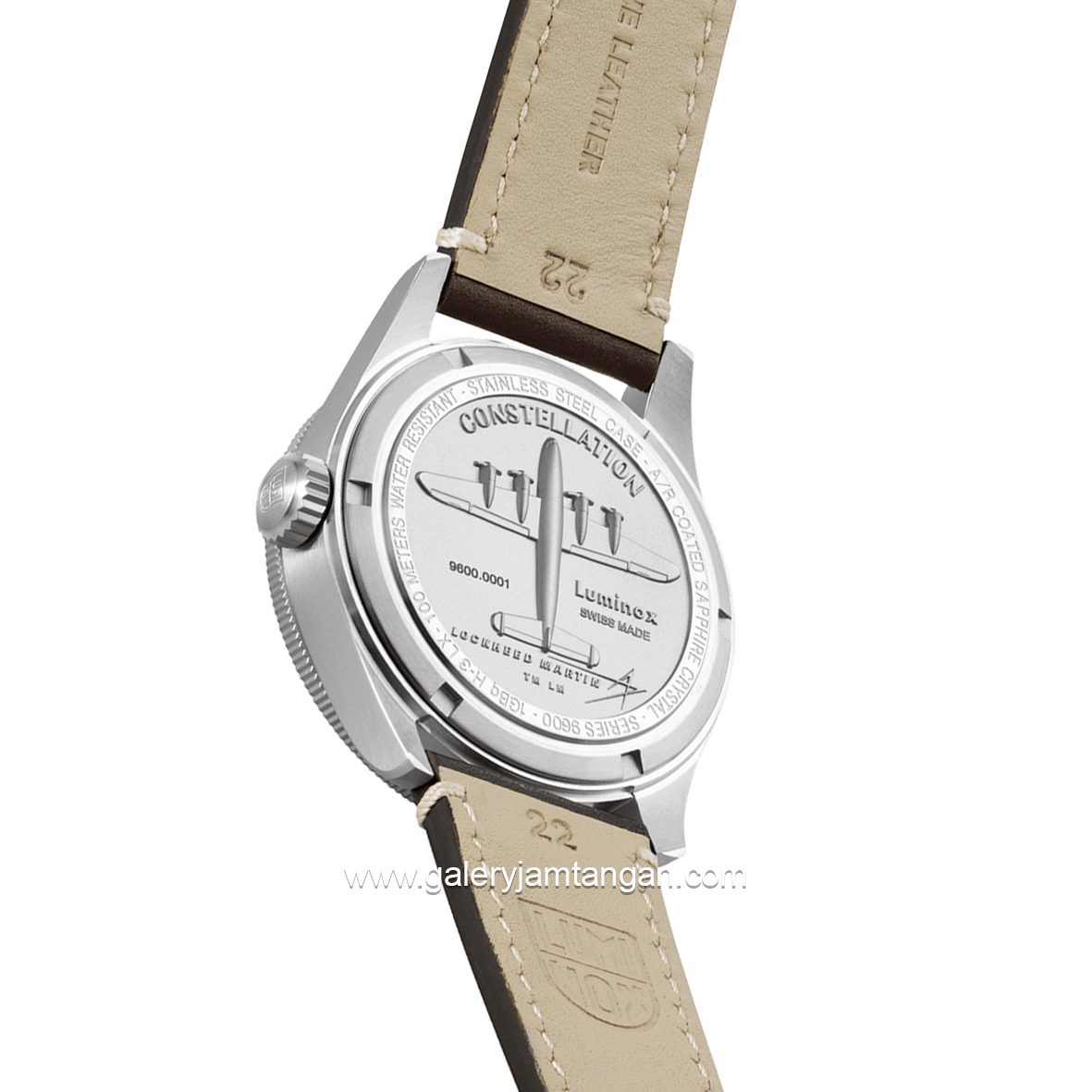 LUMINOX 9607 Air Automatic Constellation, Pilot Watch Leather Strap