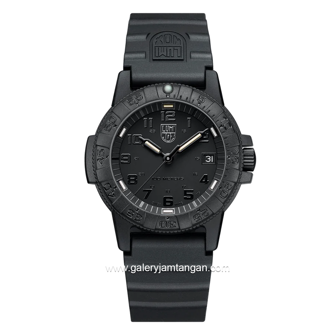 LUMINOX XS.0301.BO.L Full Black Genuine Rubber Swiss Made – Galery