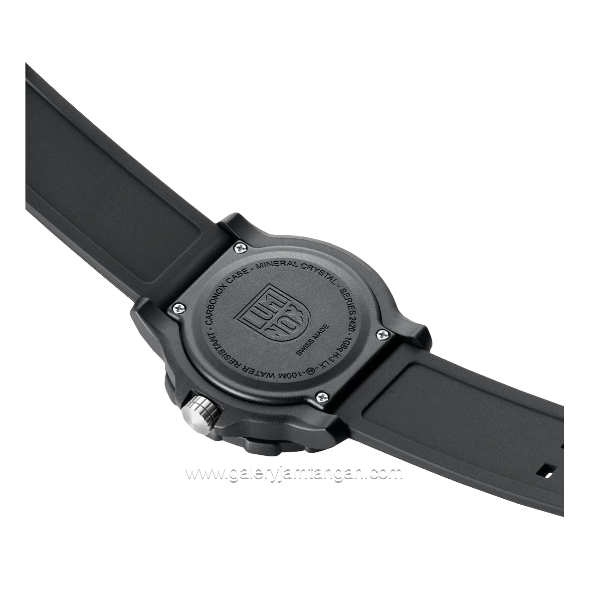 LUMINOX X2.2421 Black Genuine Rubber Swiss Made