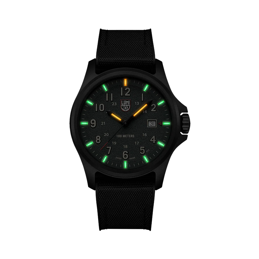 LUMINOX XL.1977 Atacama Field, Urban Adventure Black Genuine Rubber Swiss Made