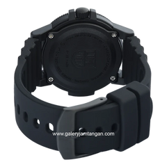 LUMINOX XS.0301.BO.L Full Black Genuine Rubber Swiss Made