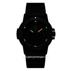 LUMINOX XS.0321.BO.L Black Genuine Rubber Swiss Made