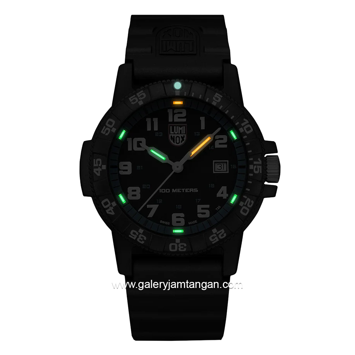 LUMINOX XS.0335 Black Dial List Blue Genuine Rubber Swiss Made