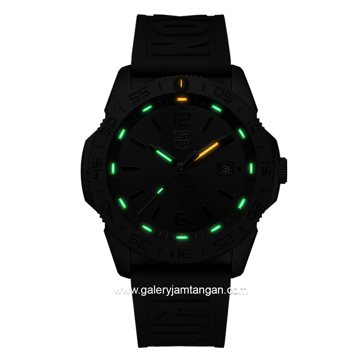 LUMINOX XS.3121.BO Black Series Genuine Rubber Swiss Made