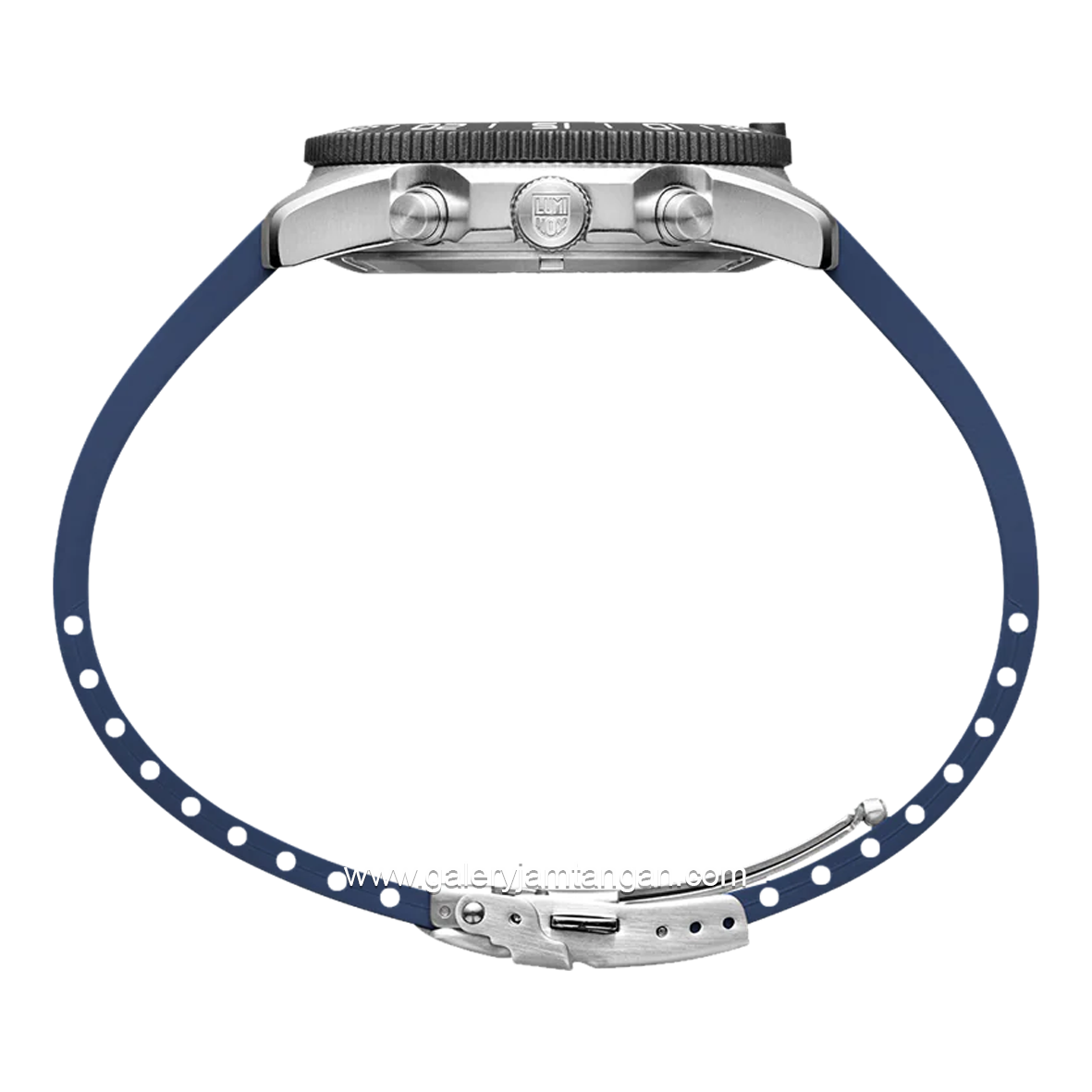 LUMINOX XS.3143 Blue Silver Genuine Rubber Swiss Made