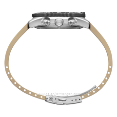 LUMINOX XS.3150 Cream Silver Genuine Rubber Chronograph Swiss Made