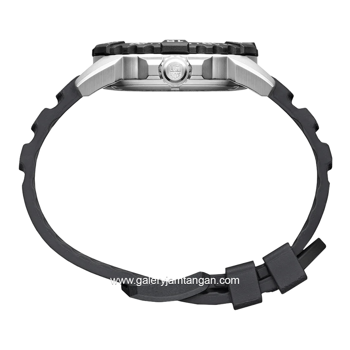 LUMINOX XS.3251.CB Black Silver Genuine Rubber Swiss Made