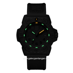 LUMINOX XS.3501.BO.F Black Genuine Rubber Swiss Made