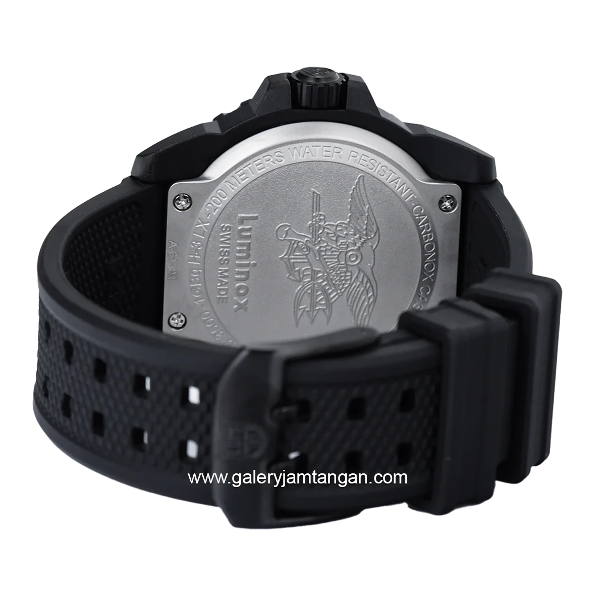 LUMINOX XS.3501.BO.F Black Genuine Rubber Swiss Made