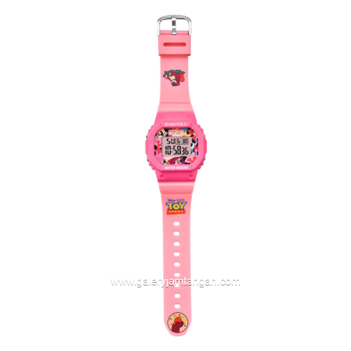 DIGITEC BDG-7100T-PX Disney Pixar Full Pink Digital Rubber Strap