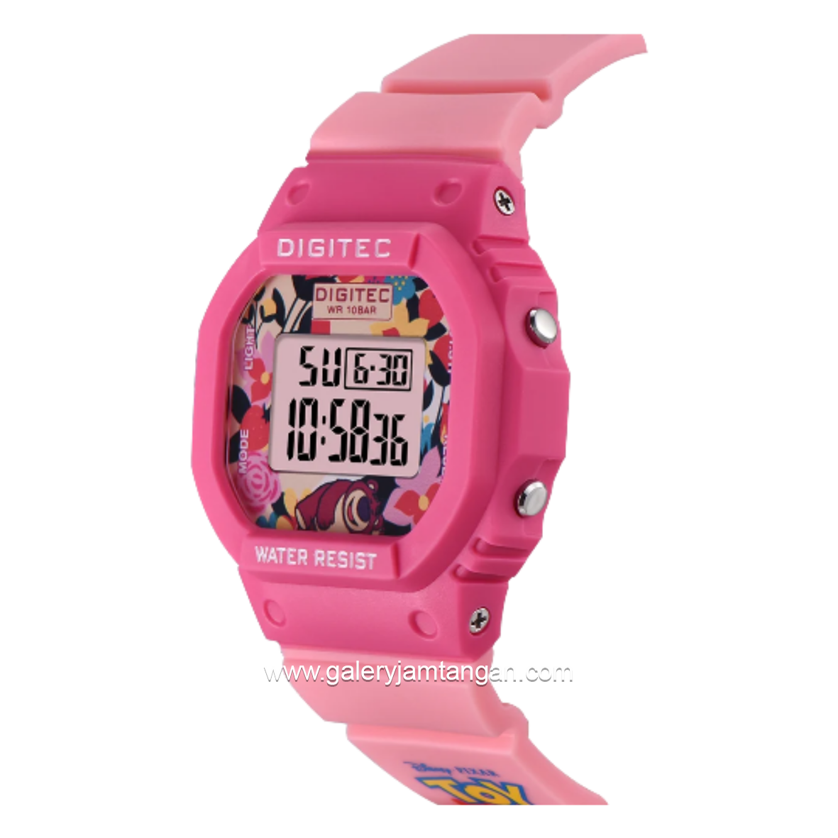 DIGITEC BDG-7100T-PX Disney Pixar Full Pink Digital Rubber Strap
