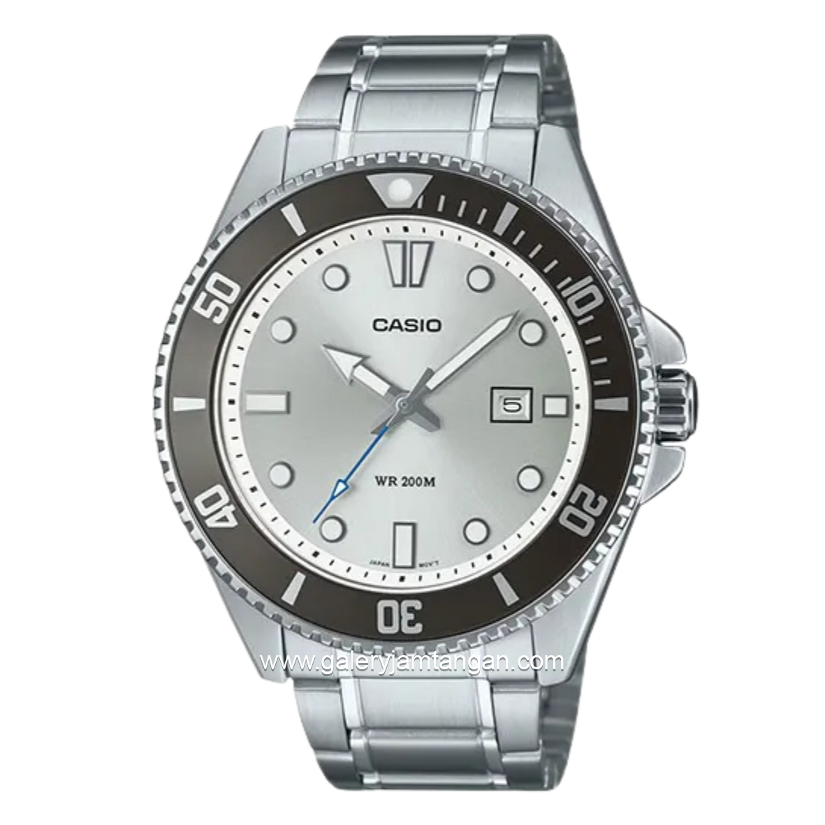 CASIO MDV-107D-7AVDF Silver  Stainless Steel Strap
